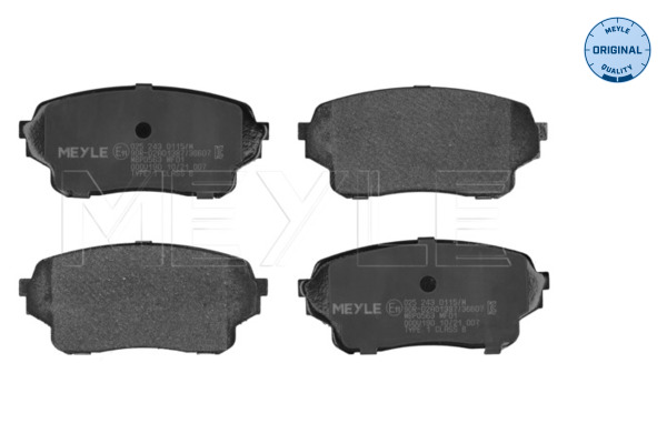 Brake Pad Set, disc brake - 025 243 0115/W MEYLE