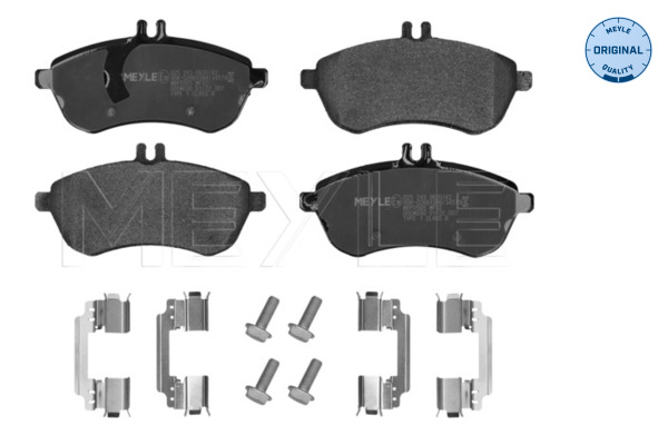 Brake Pad Set, disc brake - 025 243 0620/K2 MEYLE