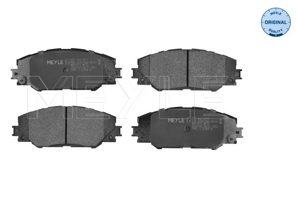 Brake Pad Set, disc brake - 025 243 3717 MEYLE