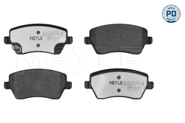 Kit pastiglie freno, Freno a disco - 025 244 0317/PD MEYLE