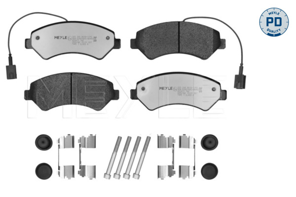 Brake Pad Set, disc brake - 025 244 6619-1/PD MEYLE