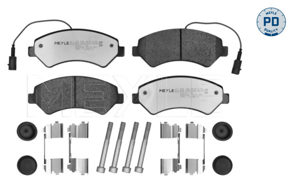 Kit pastiglie freno, Freno a disco - 025 244 6619-2/PD MEYLE