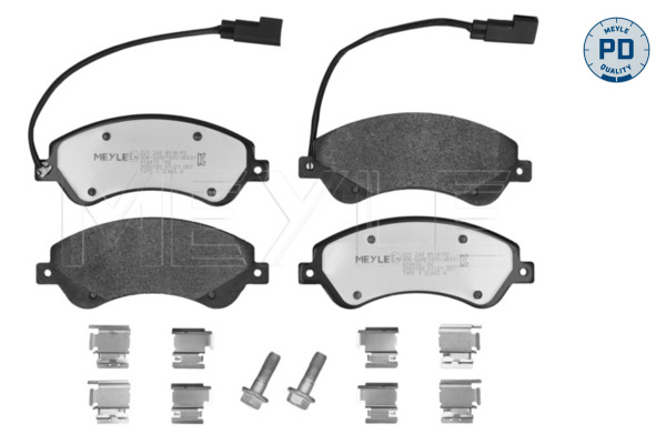 Brake Pad Set, disc brake - 025 244 8518/PD MEYLE