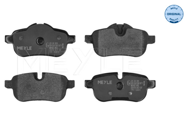 Brake Pad Set, disc brake - 025 245 5918 MEYLE