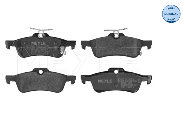 Kit pastiglie freno, Freno a disco - 025 245 7415/W MEYLE