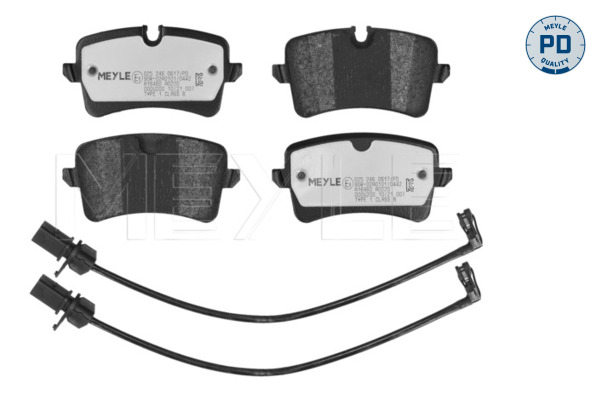 Brake Pad Set, disc brake - 025 246 0617/PD MEYLE