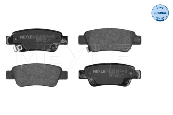 Brake Pad Set, disc brake - 025 246 3516/W MEYLE