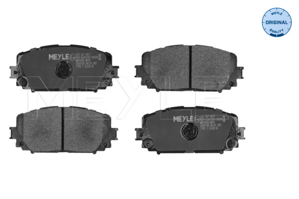 Brake Pad Set, disc brake - 025 247 0817 MEYLE