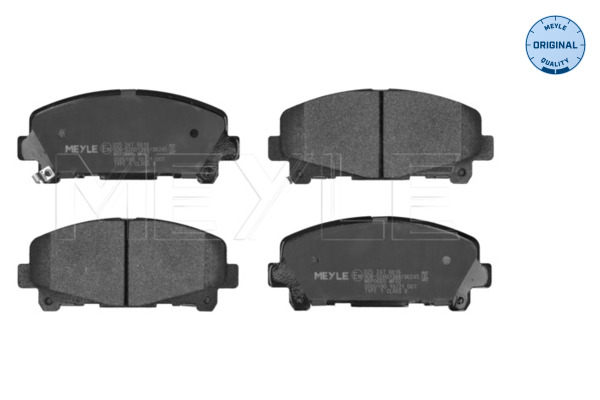 Brake Pad Set, disc brake - 025 247 6616 MEYLE