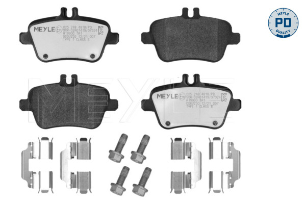 Brake Pad Set, disc brake - 025 248 4818/PD MEYLE