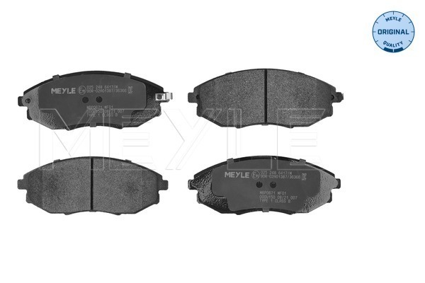 Brake Pad Set, disc brake - 025 248 6417/W MEYLE