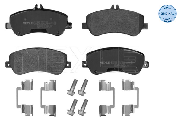 Brake Pad Set, disc brake - 025 248 6720 MEYLE