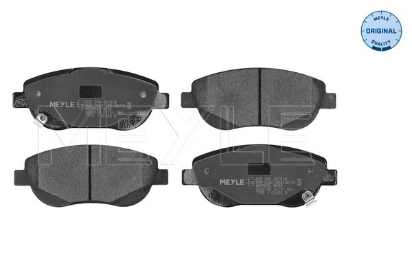 Brake Pad Set, disc brake - 025 249 4619/W MEYLE