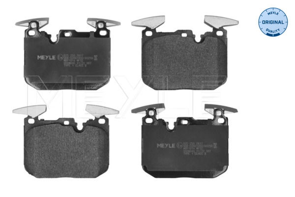 Brake Pad Set, disc brake - 025 250 2817 MEYLE
