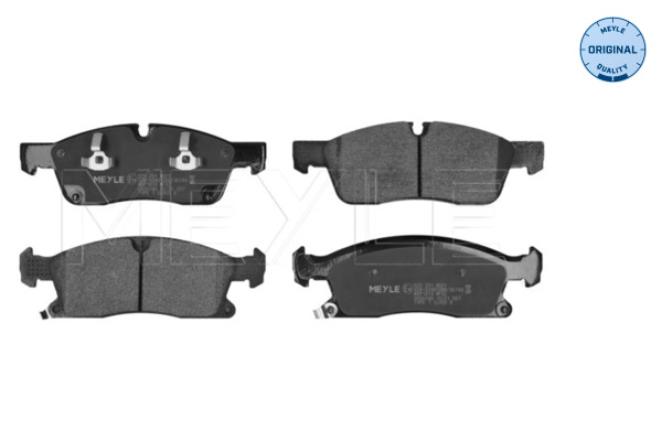 Brake Pad Set, disc brake - 025 251 9021 MEYLE