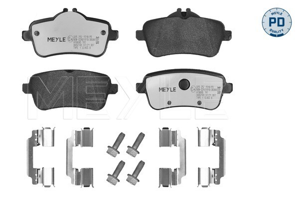 Kit pastiglie freno, Freno a disco - 025 252 1518/PD MEYLE