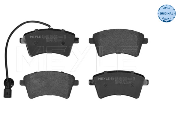 Brake Pad Set, disc brake - 025 252 9118 MEYLE
