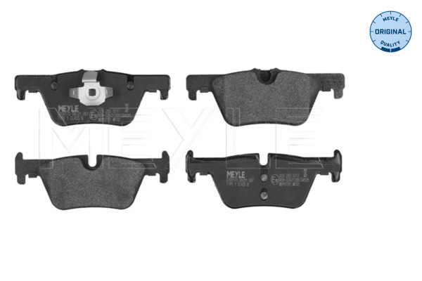 Brake Pad Set, disc brake - 025 253 0717 MEYLE