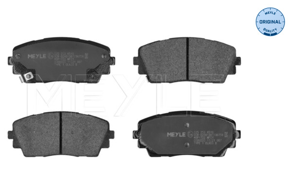 Brake Pad Set, disc brake - 025 253 6516 MEYLE