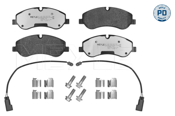 Brake Pad Set, disc brake - 025 256 0217/PD MEYLE