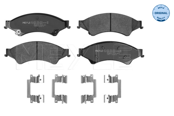 Brake Pad Set, disc brake - 025 256 3216 MEYLE