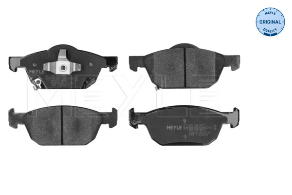 Brake Pad Set, disc brake - 025 258 0417 MEYLE