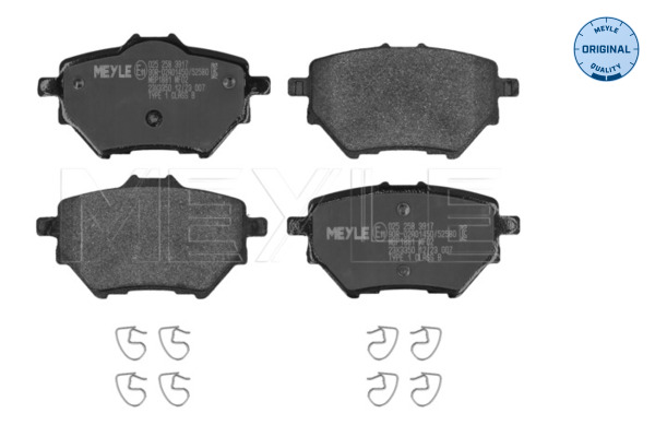 Brake Pad Set, disc brake - 025 258 3917 MEYLE