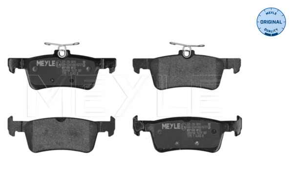 Brake Pad Set, disc brake - 025 259 6816 MEYLE