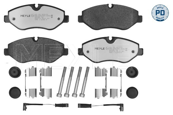 Brake Pad Set, disc brake - 025 291 9220/PD MEYLE