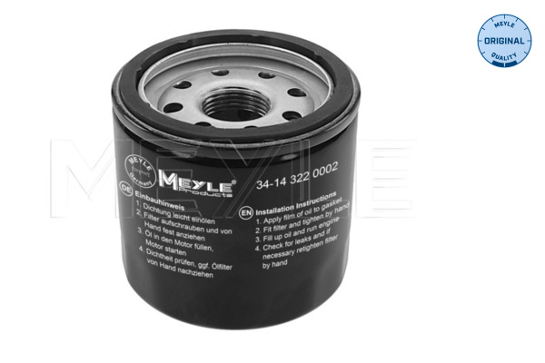Oil Filter - 34-14 322 0002 MEYLE