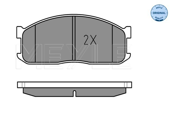 Brake Pad Set, disc brake - 025 200 0215/W MEYLE