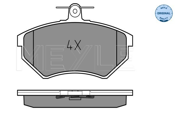 Brake Pad Set, disc brake - 025 201 6816 MEYLE