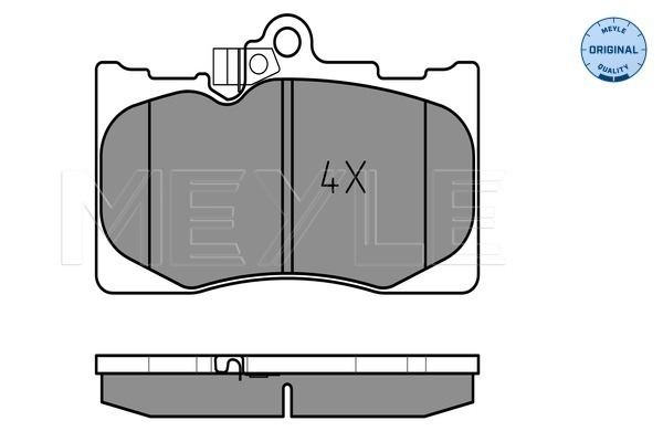 Brake Pad Set, disc brake - 025 203 2517/W MEYLE