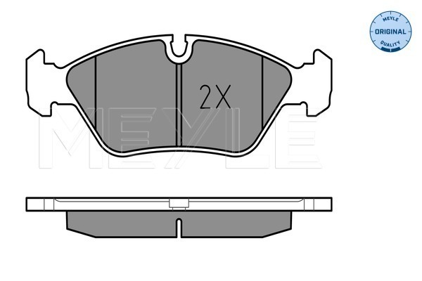 Brake Pad Set, disc brake - 025 206 2919 MEYLE