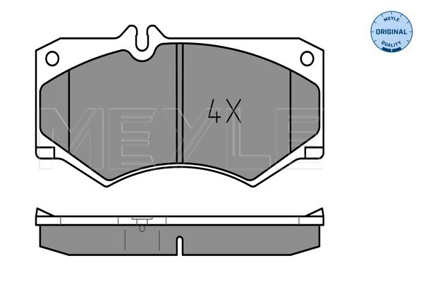 Brake Pad Set, disc brake - 025 207 8418 MEYLE