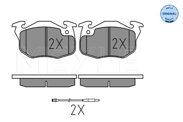 Brake Pad Set, disc brake - 025 209 0518/W MEYLE