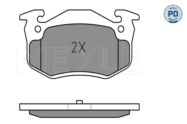 Brake Pad Set, disc brake - 025 209 7311/PD MEYLE