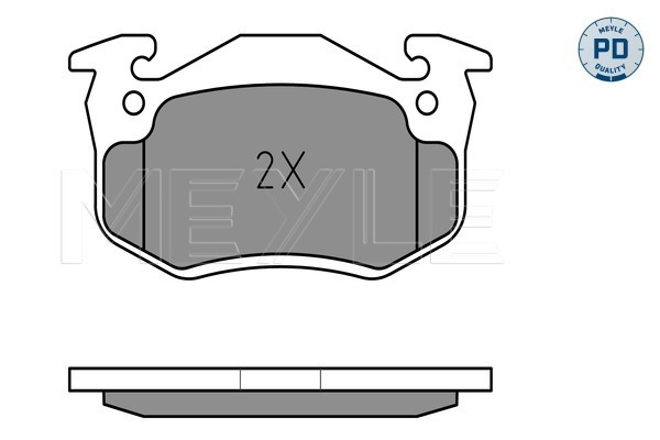 Brake Pad Set, disc brake - 025 209 7311/PD MEYLE