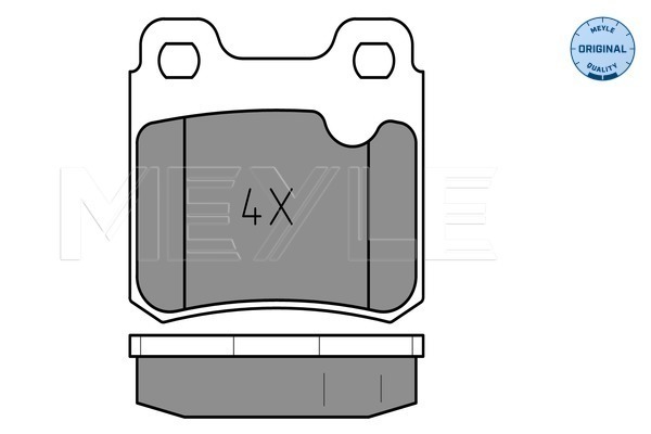Brake Pad Set, disc brake - 025 211 4015 MEYLE