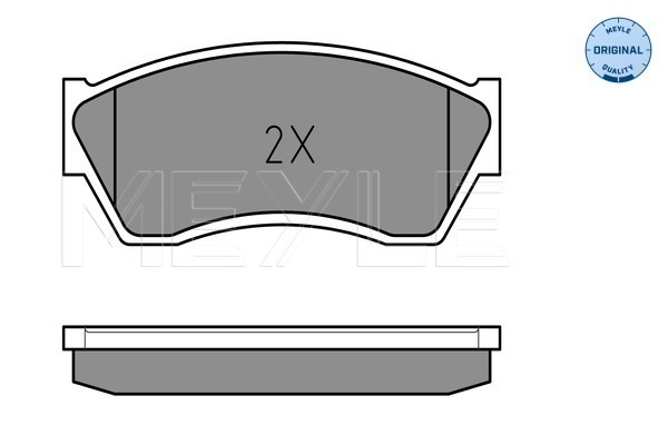 Brake Pad Set, disc brake - 025 213 3314/W MEYLE