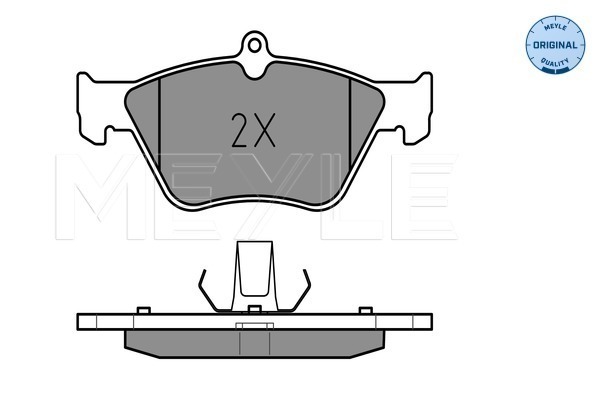 Brake Pad Set, disc brake - 025 214 1117 MEYLE