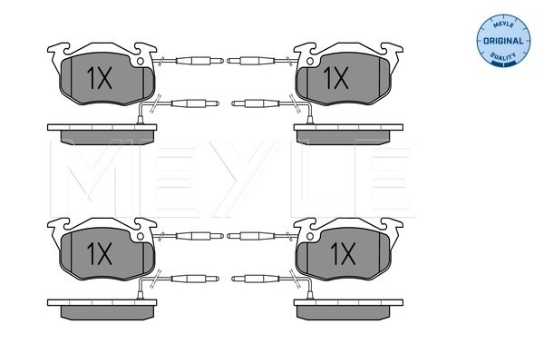 Brake Pad Set, disc brake - 025 214 1418/W MEYLE