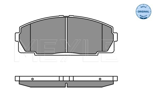 Brake Pad Set, disc brake - 025 214 6815 MEYLE