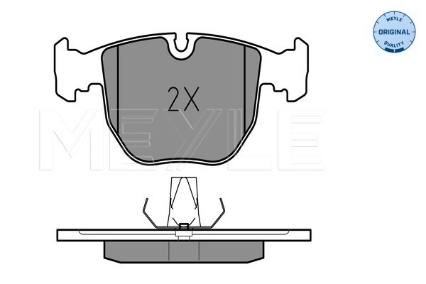 Brake Pad Set, disc brake - 025 214 8619 MEYLE