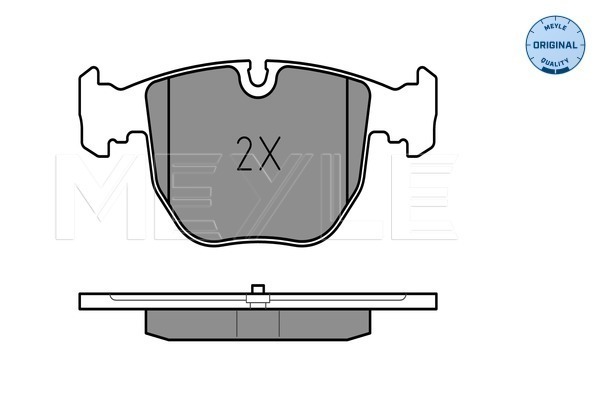 Brake Pad Set, disc brake - 025 214 8619 MEYLE