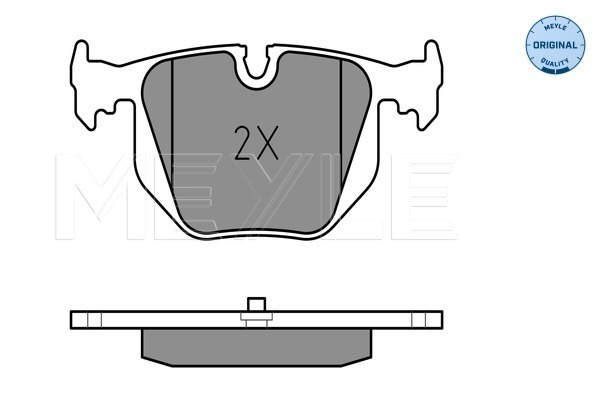 Brake Pad Set, disc brake - 025 214 8717 MEYLE