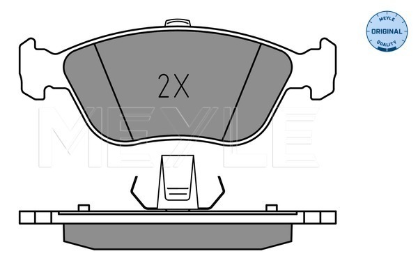 Brake Pad Set, disc brake - 025 214 9219 MEYLE