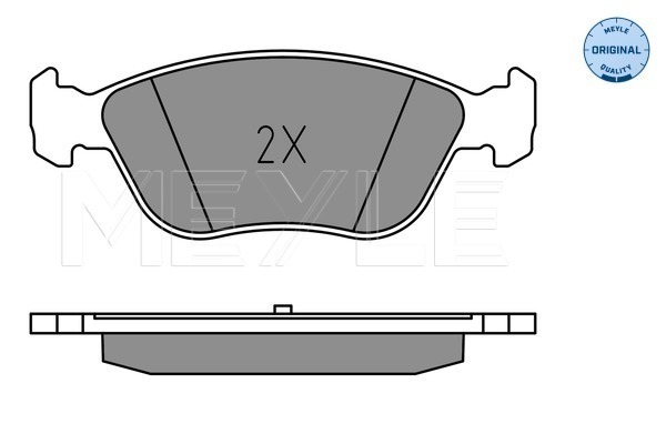 Brake Pad Set, disc brake - 025 214 9219 MEYLE