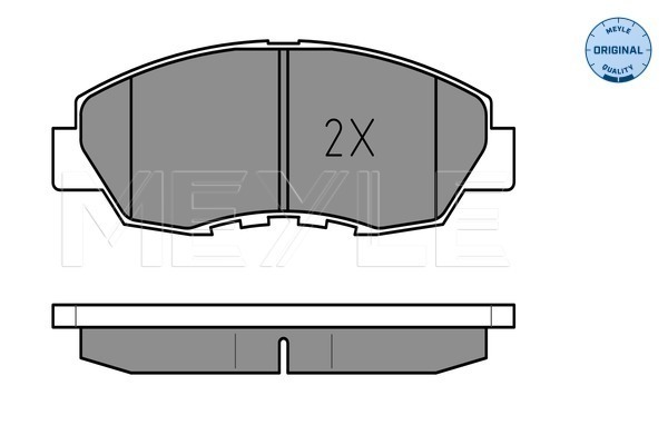 Brake Pad Set, disc brake - 025 214 9918/W MEYLE