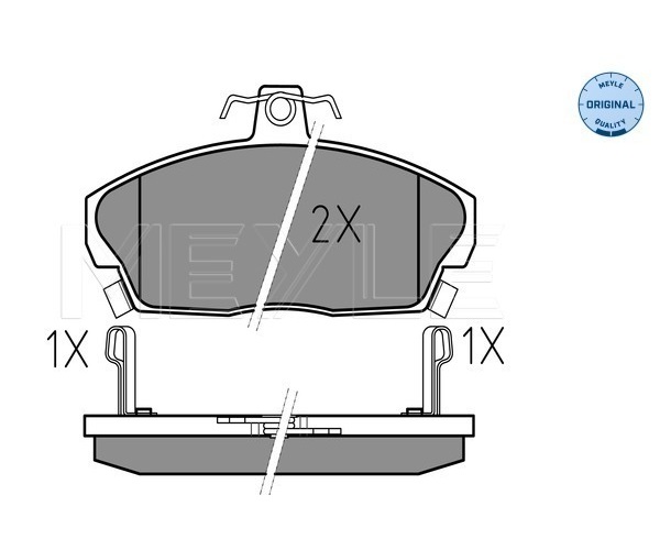 Brake Pad Set, disc brake - 025 215 1518/W MEYLE